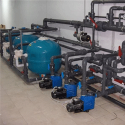 اجرای تاسیسات استخر